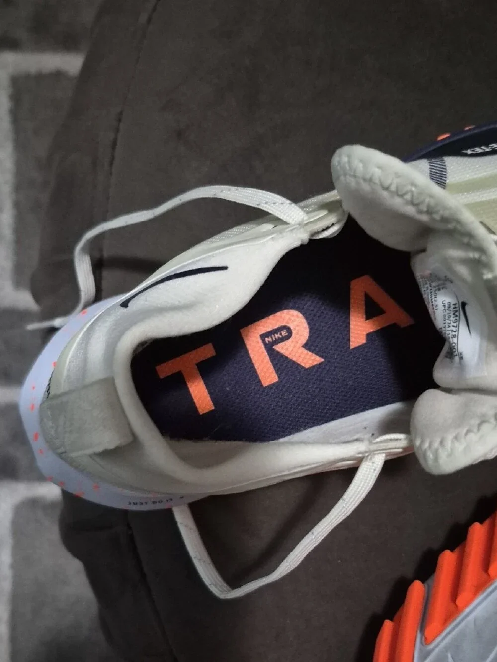 Nike Cream, Navy & Orange GORE-TEX Trail Running Sneakers